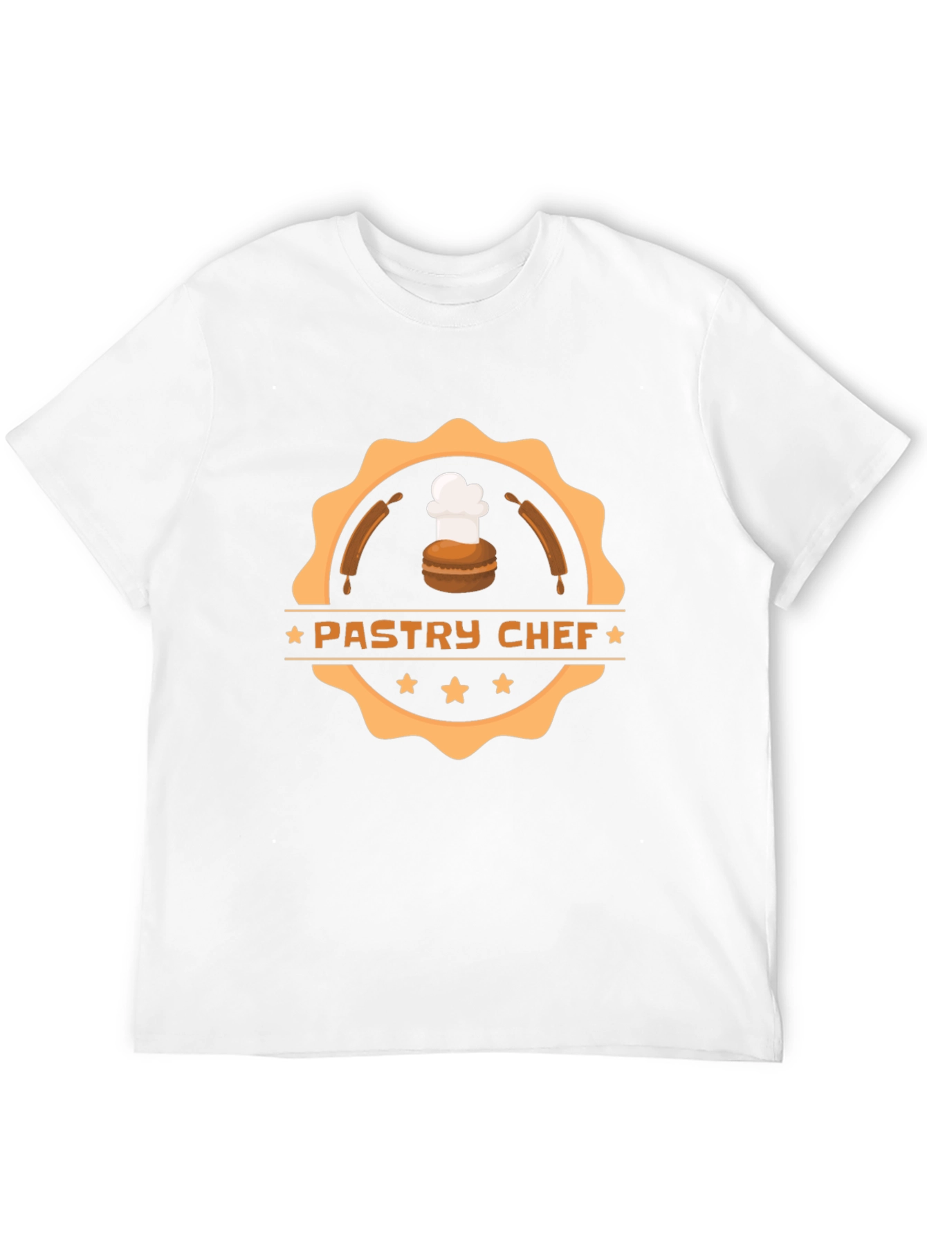 Pastry Chef Graphic Black T-Shirt