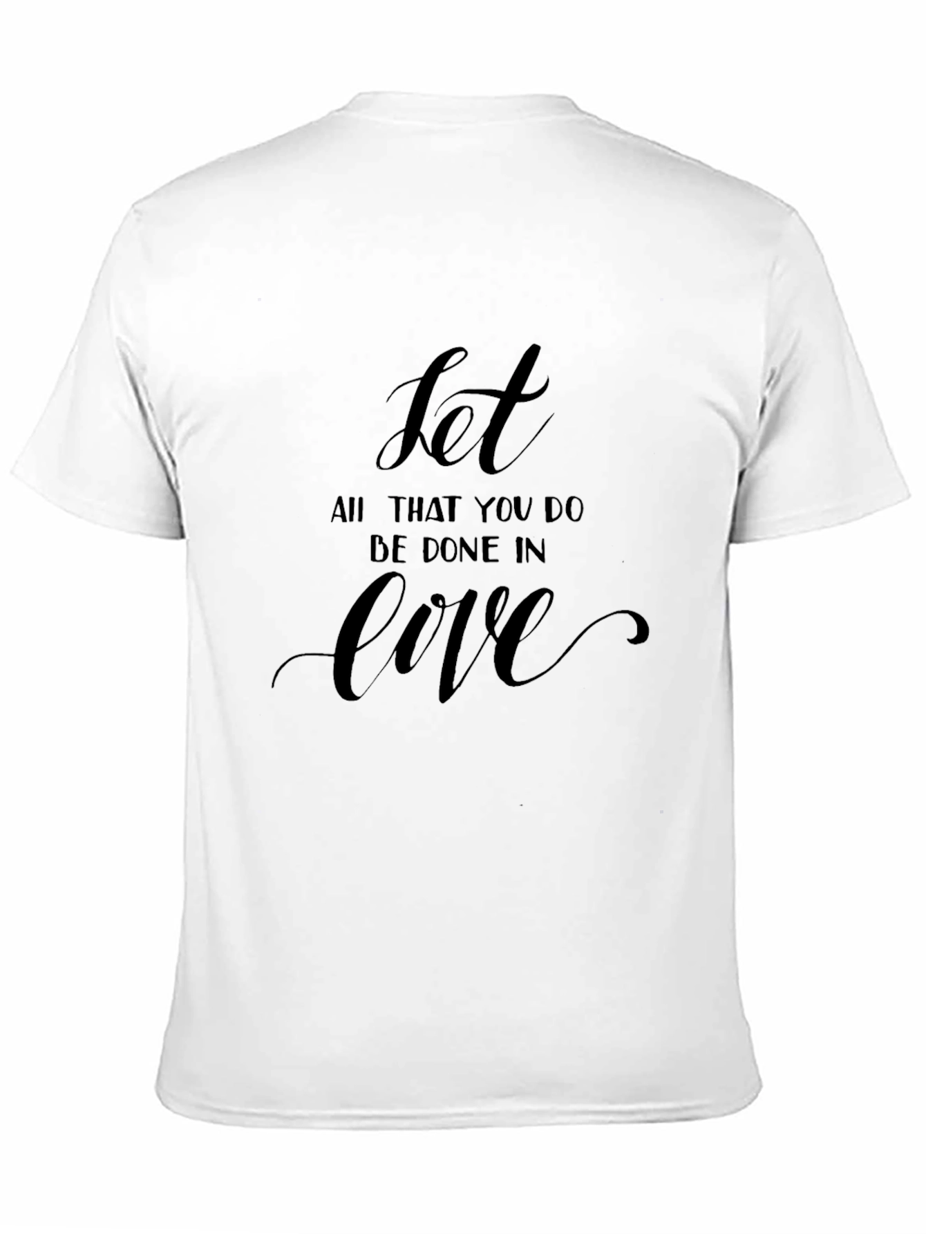 Inspirational Love T-Shirt - Black Graphic Tee