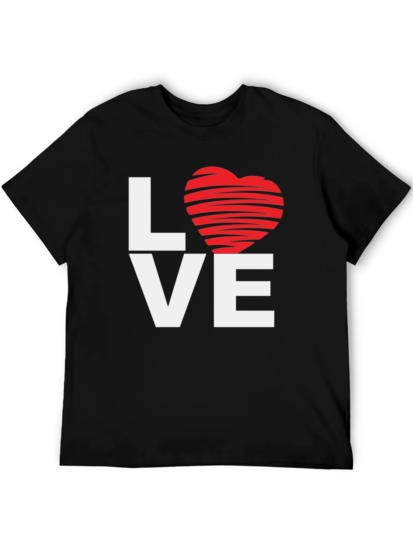 Love Heart Graphic Tee - Valentines Day Style