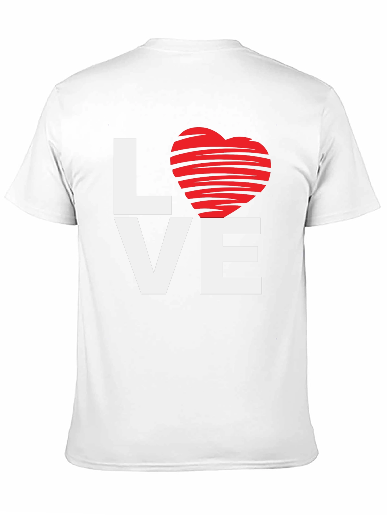 Love Heart Graphic Tee - Valentines Day Style