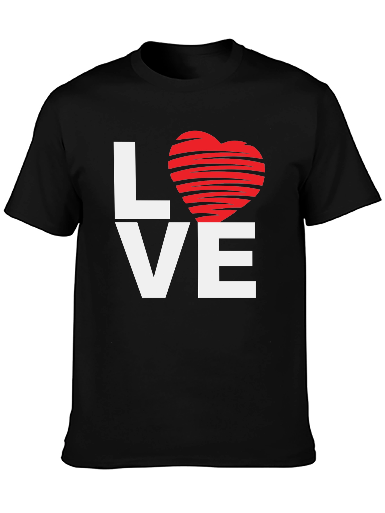 Love Heart Graphic Tee - Valentines Day Style