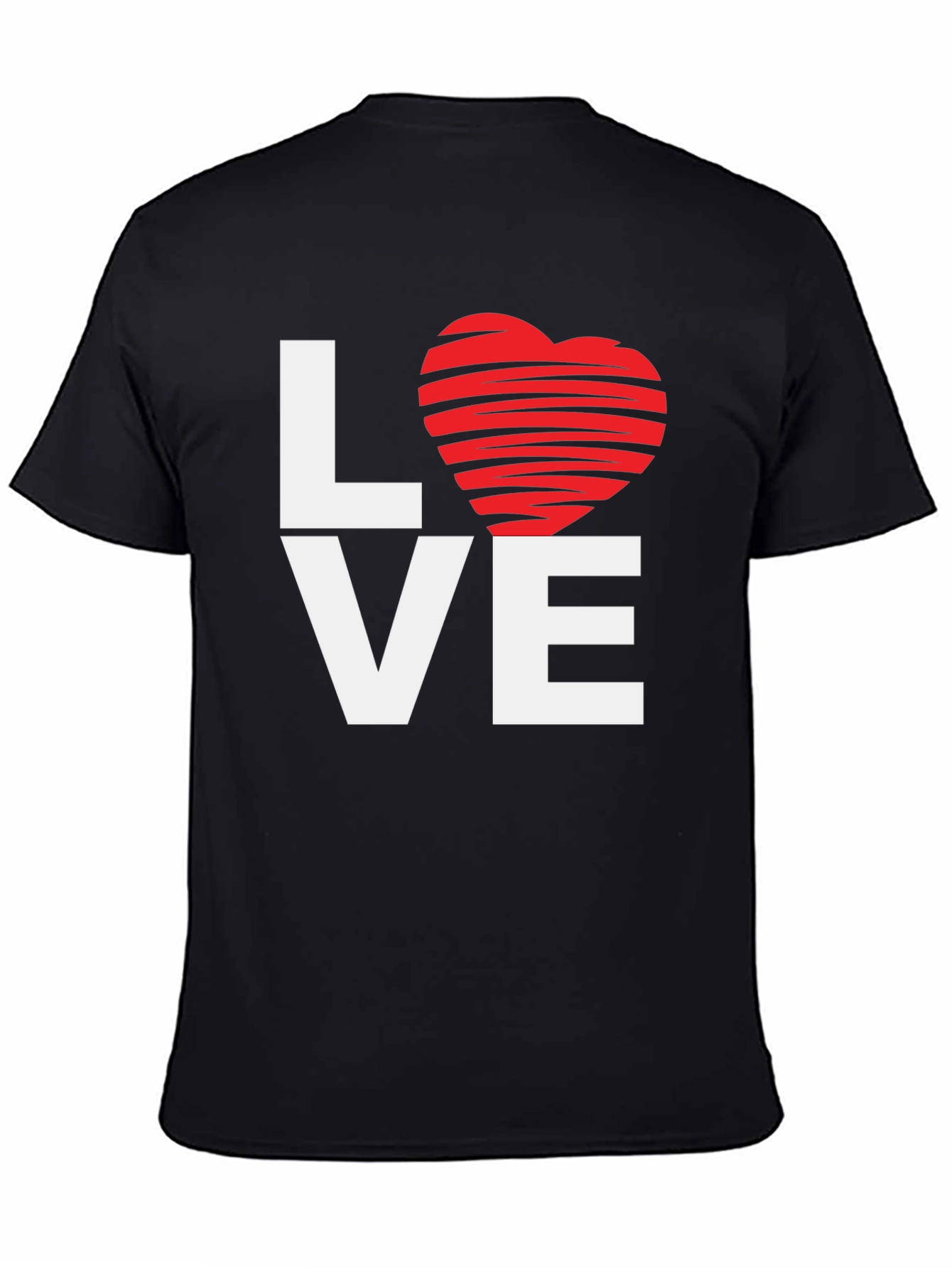 Love Heart Graphic Tee - Valentines Day Style