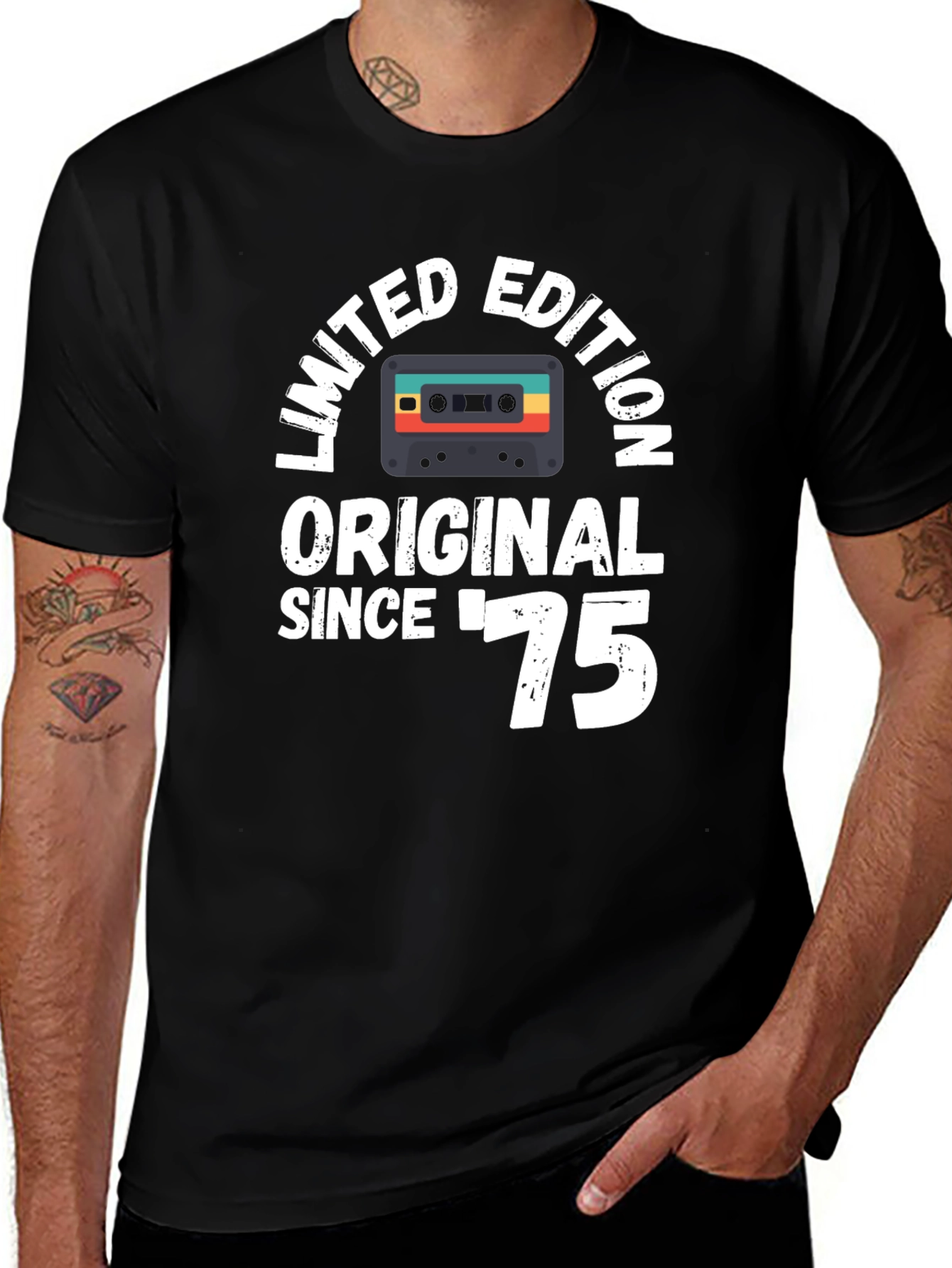 Limited Edition Original Since 75 Cassette Tape T-Shirt