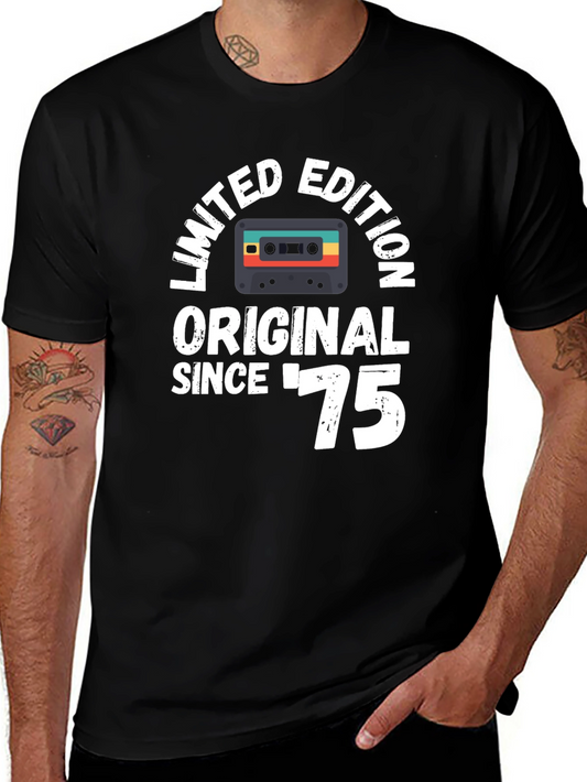 Limited Edition Original Since 75 Cassette Tape T-Shirt