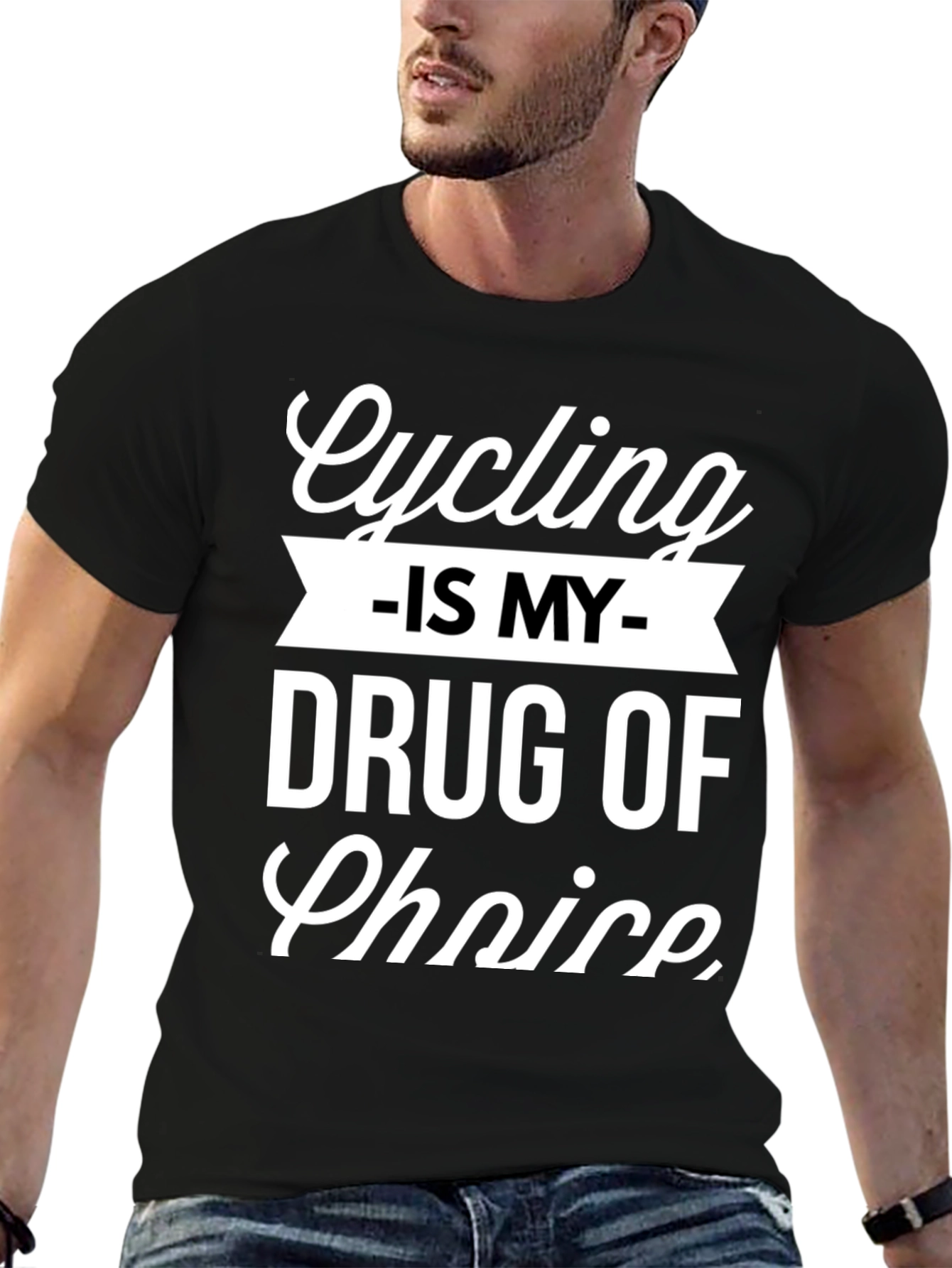 Cycling is My Drug of Choice Graphic Tee