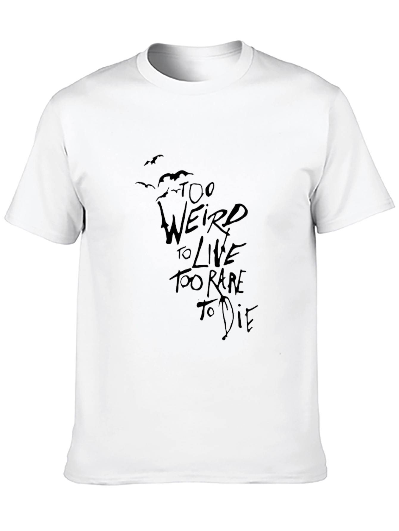 Too Weird to Live Graphic Tee - Black