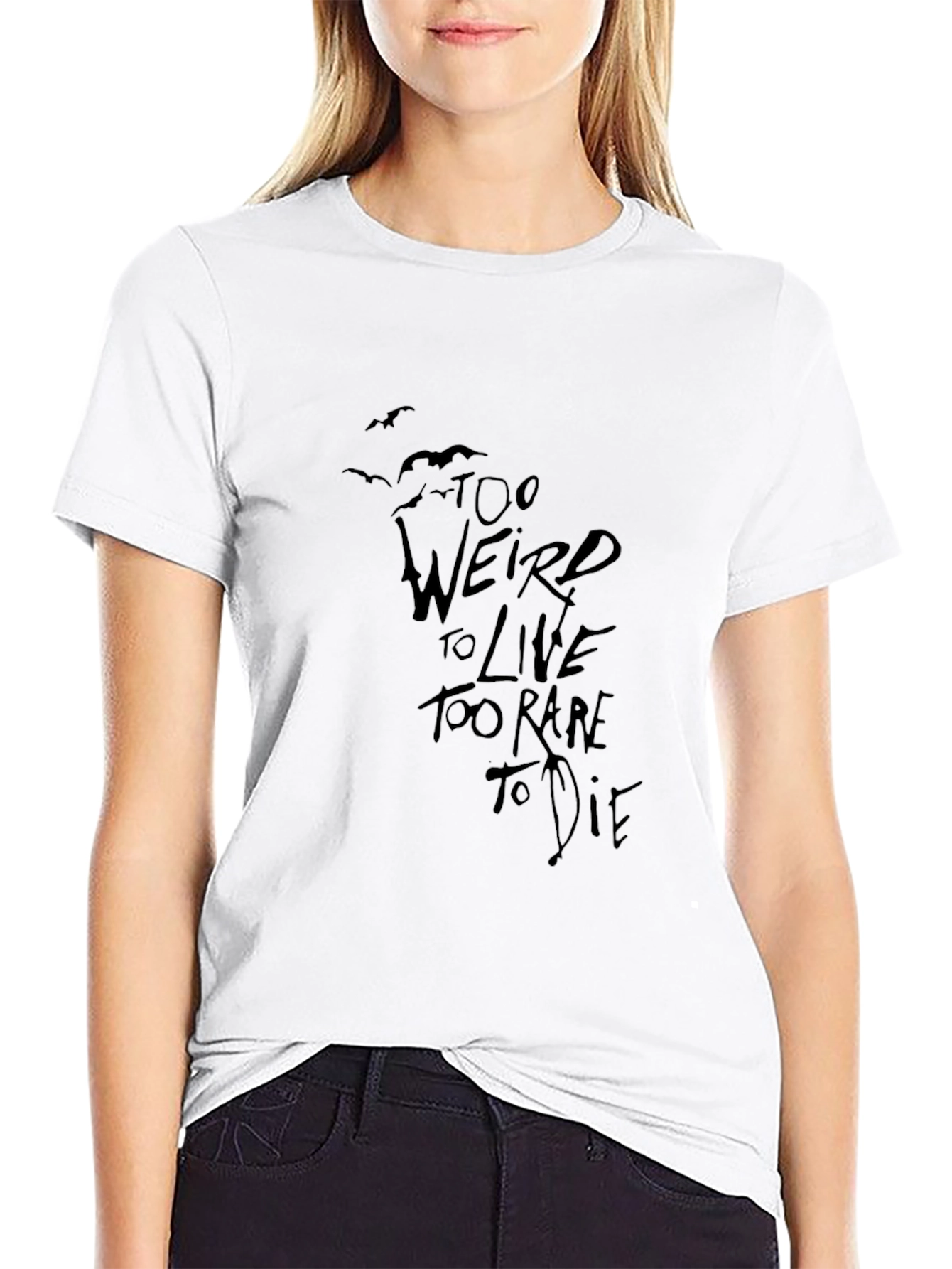 Too Weird to Live Graphic Tee - Black