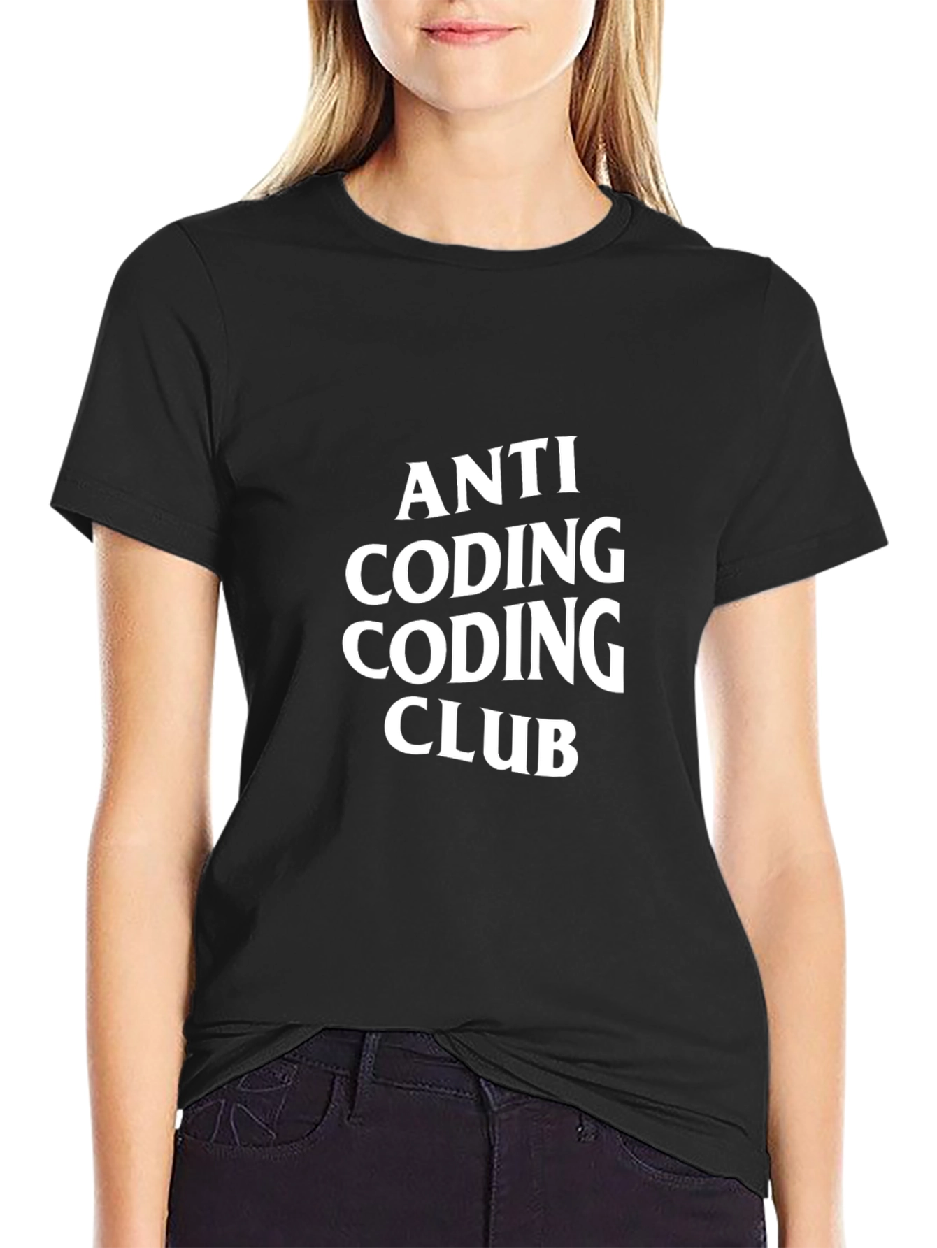 Anti Coding Coding Club T-Shirt Funny Programmer Gift
