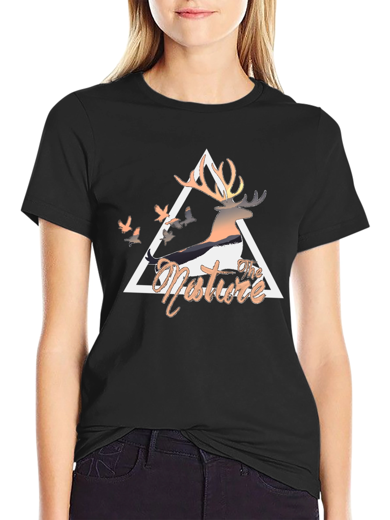 Nature Deer Graphic Tee - Modern Comfort