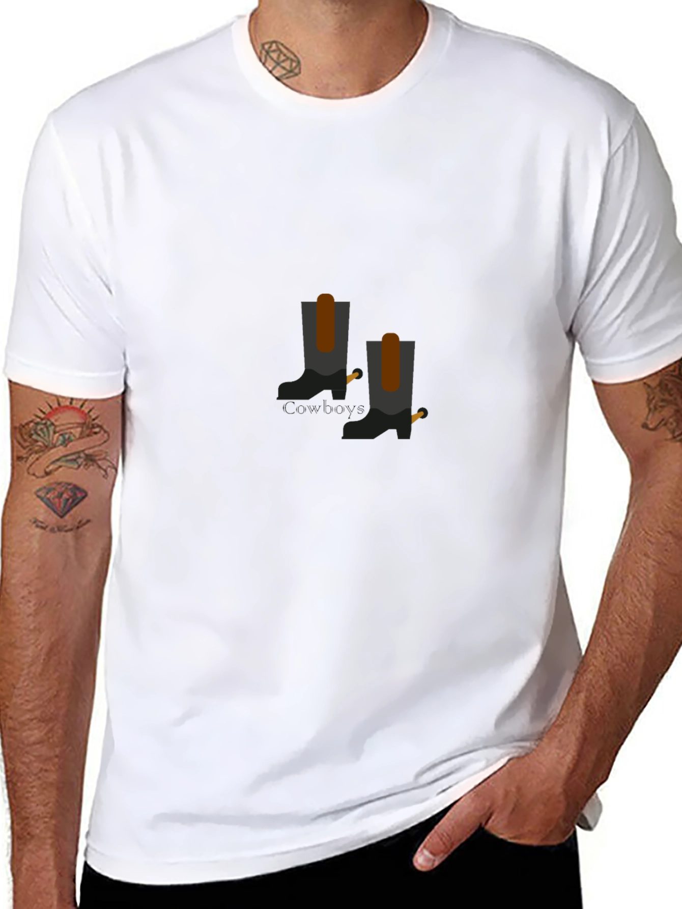 Cowboys Boots Graphic Tee