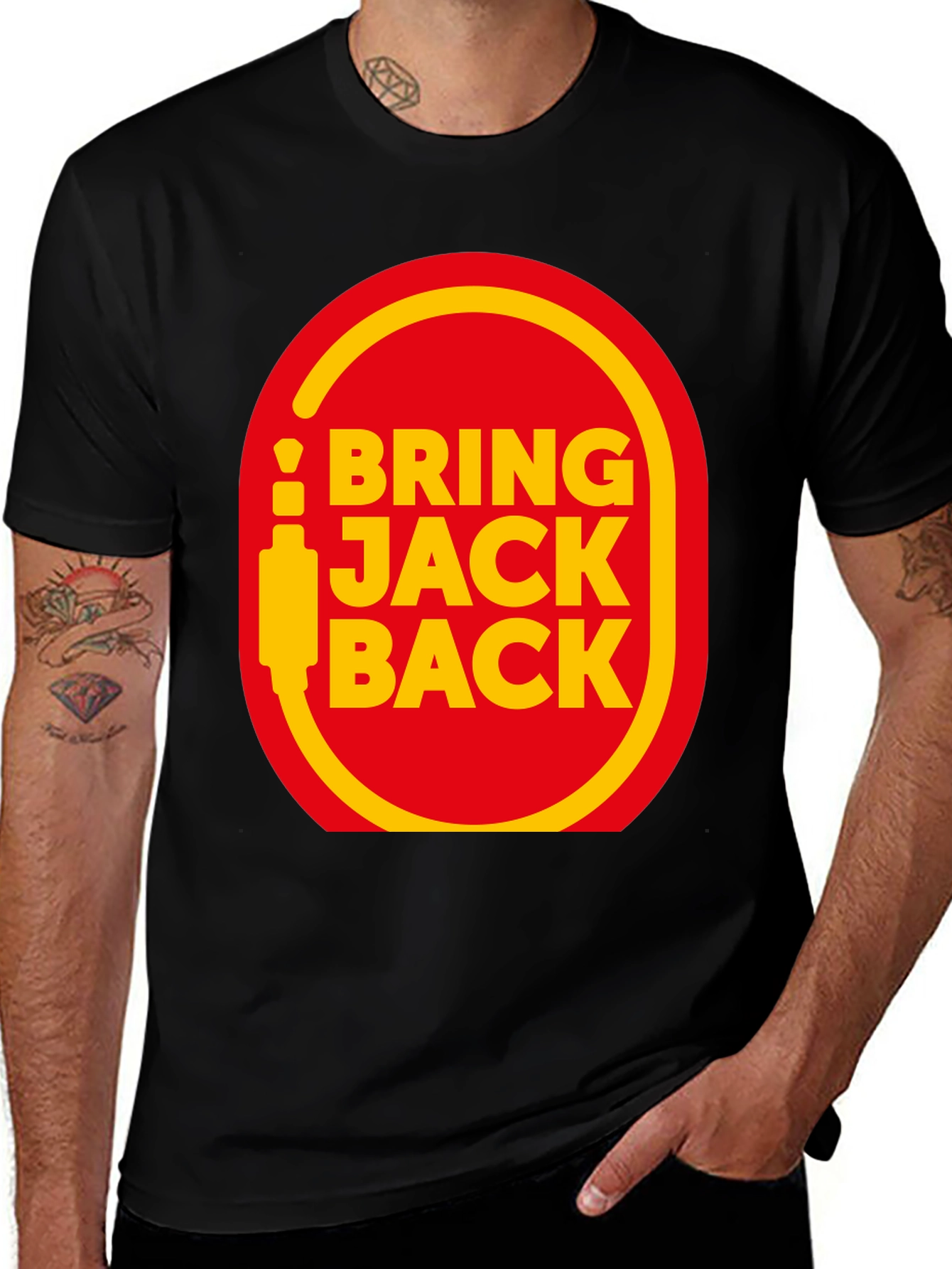 Bring Jack Back Graphic Tee - Bold Retro Design