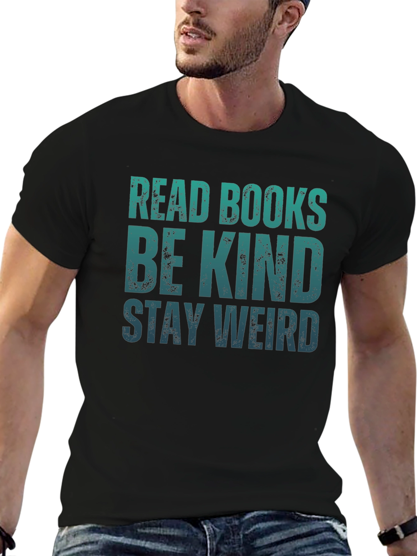 Read Books Be Kind Stay Weird T-Shirt