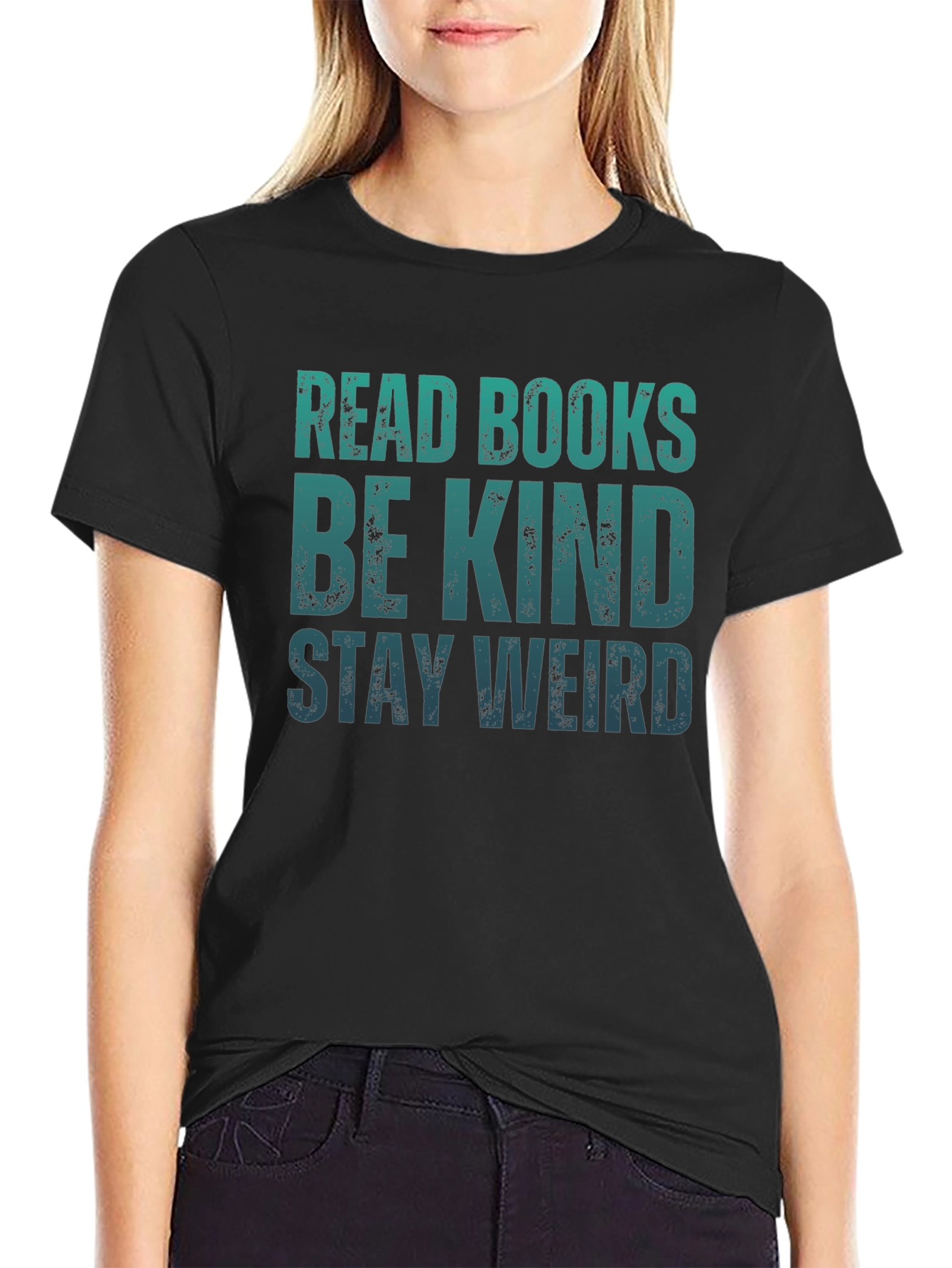 Read Books Be Kind Stay Weird T-Shirt
