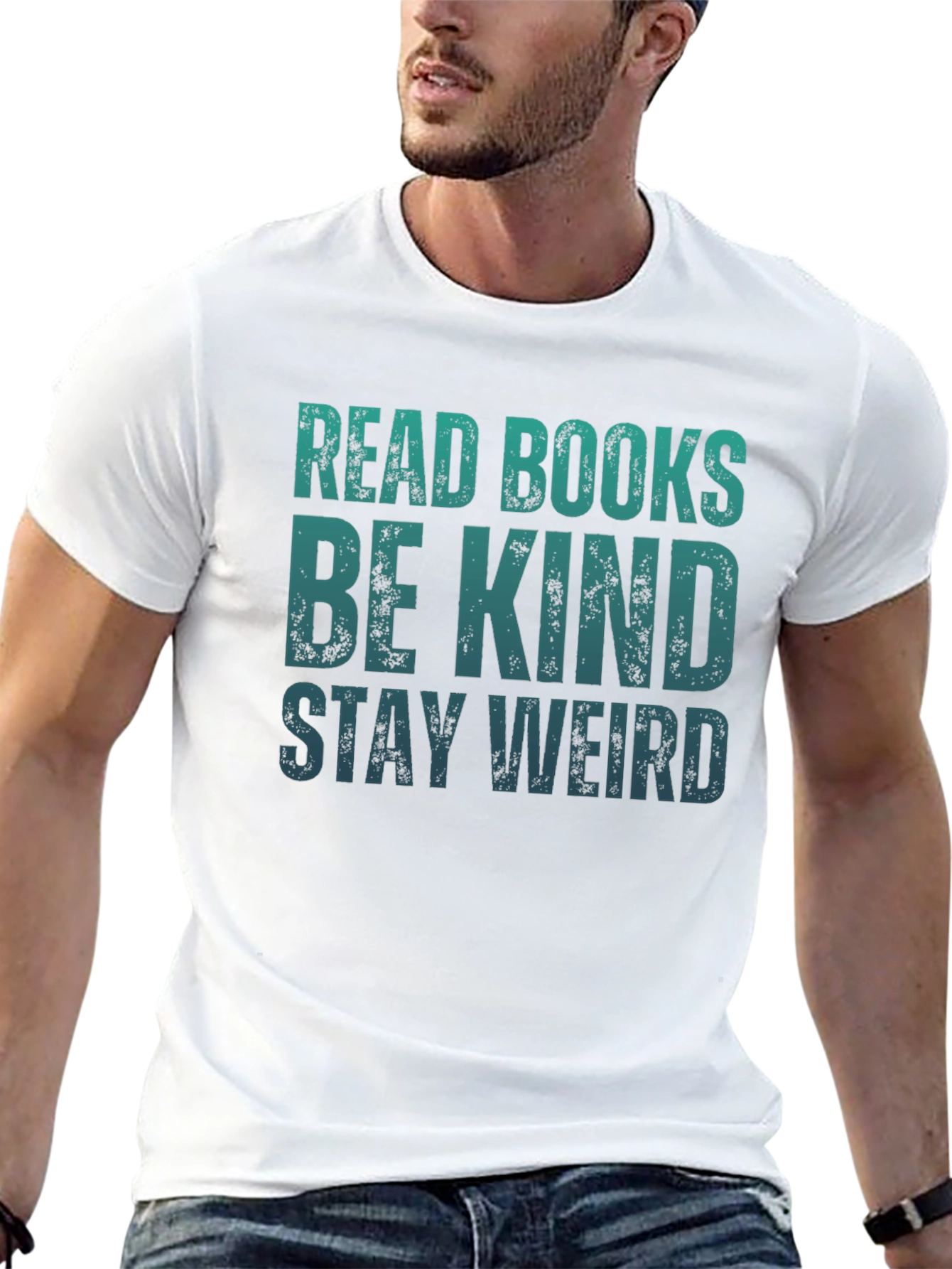 Read Books Be Kind Stay Weird T-Shirt