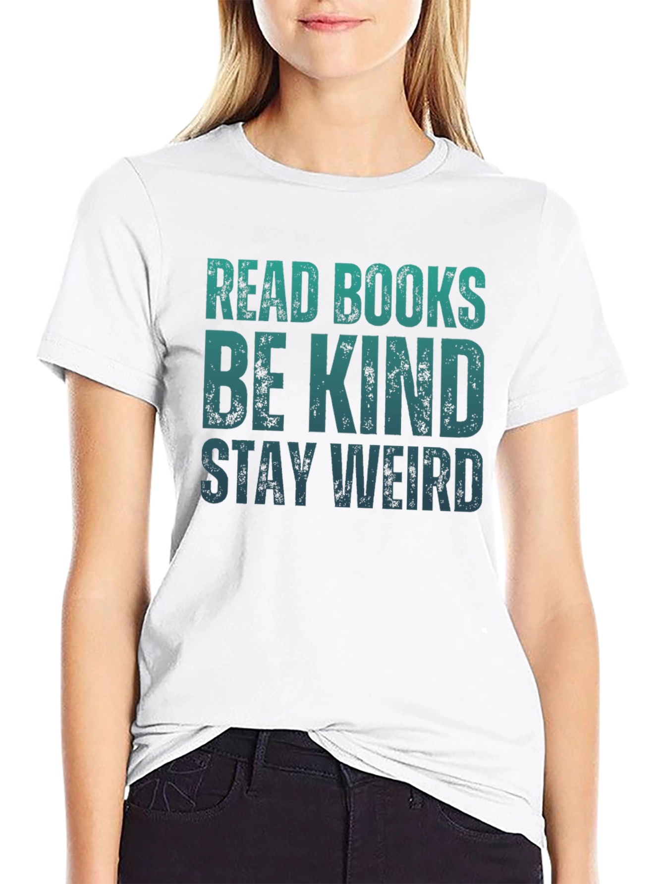 Read Books Be Kind Stay Weird T-Shirt