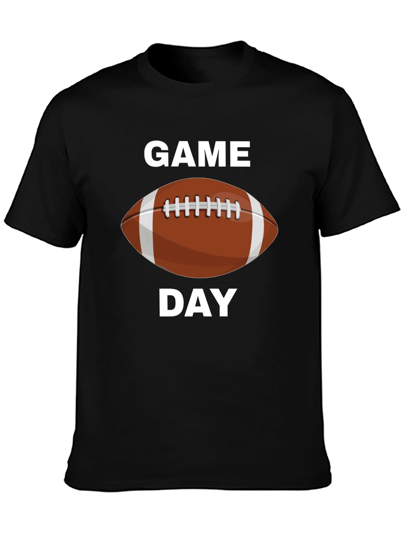 Game Day Football Graphic Tee - Black