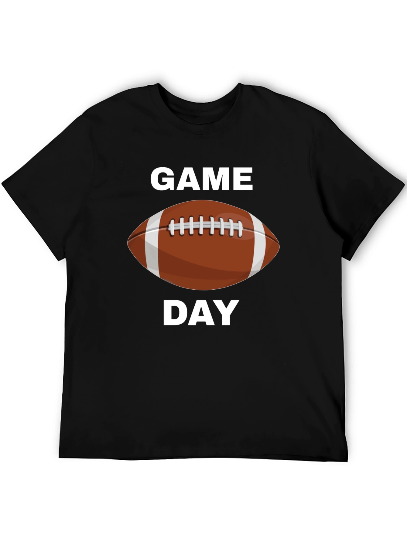 Game Day Football Graphic Tee - Black