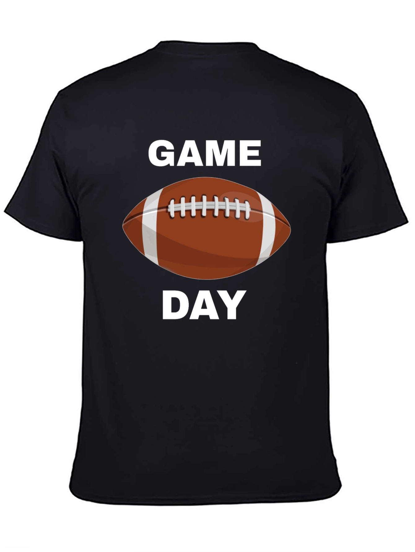 Game Day Football Graphic Tee - Black