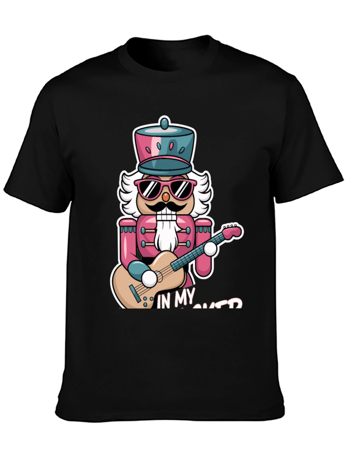 Nutcracker Guitarist T-Shirt - Rock Your Holiday Style