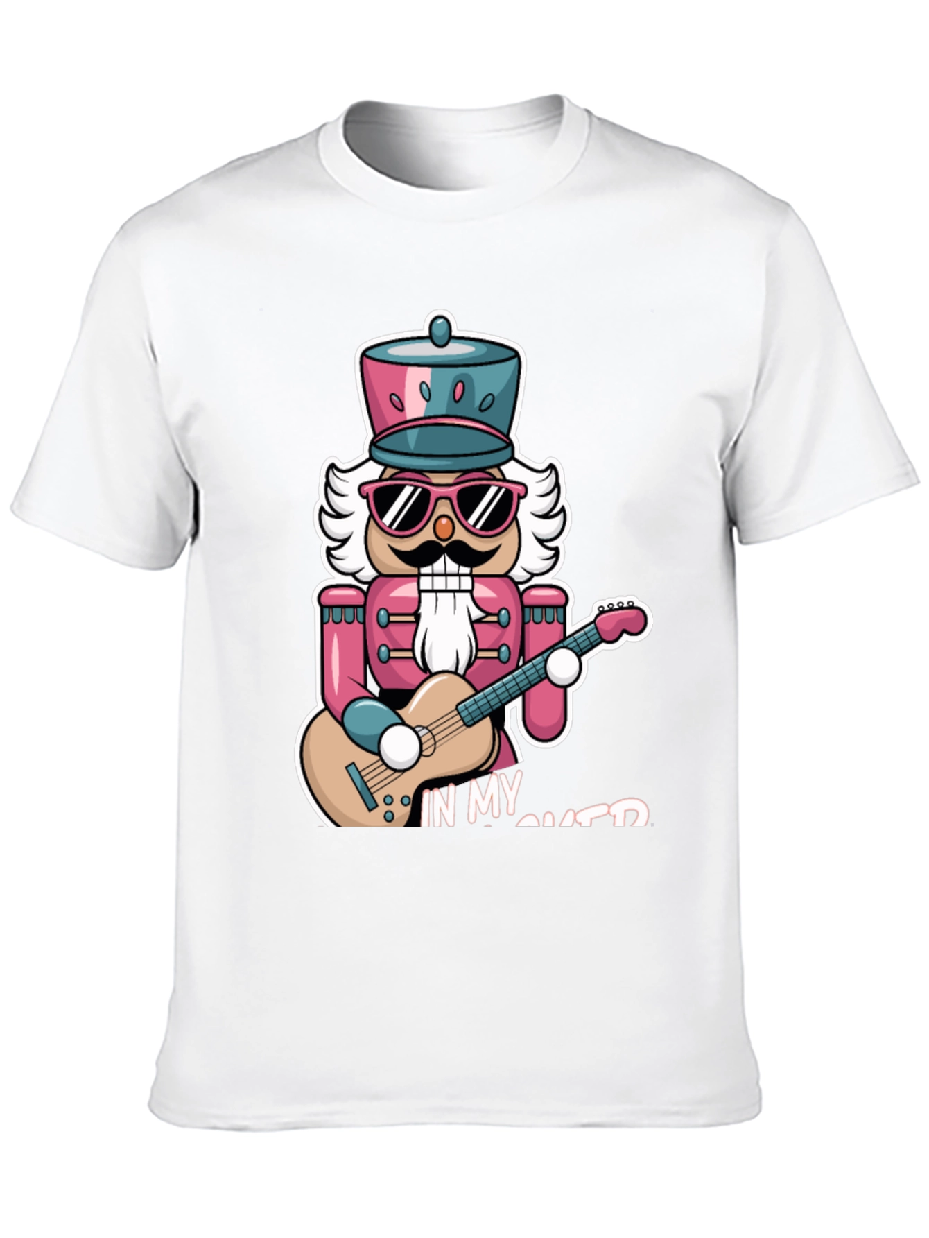 Nutcracker Guitarist T-Shirt - Rock Your Holiday Style