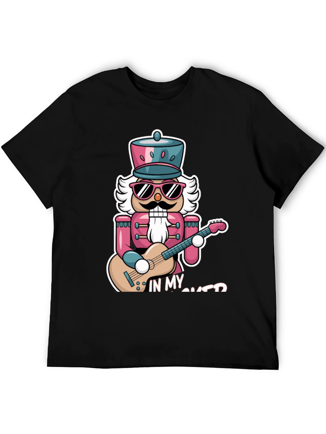 Nutcracker Guitarist T-Shirt - Rock Your Holiday Style