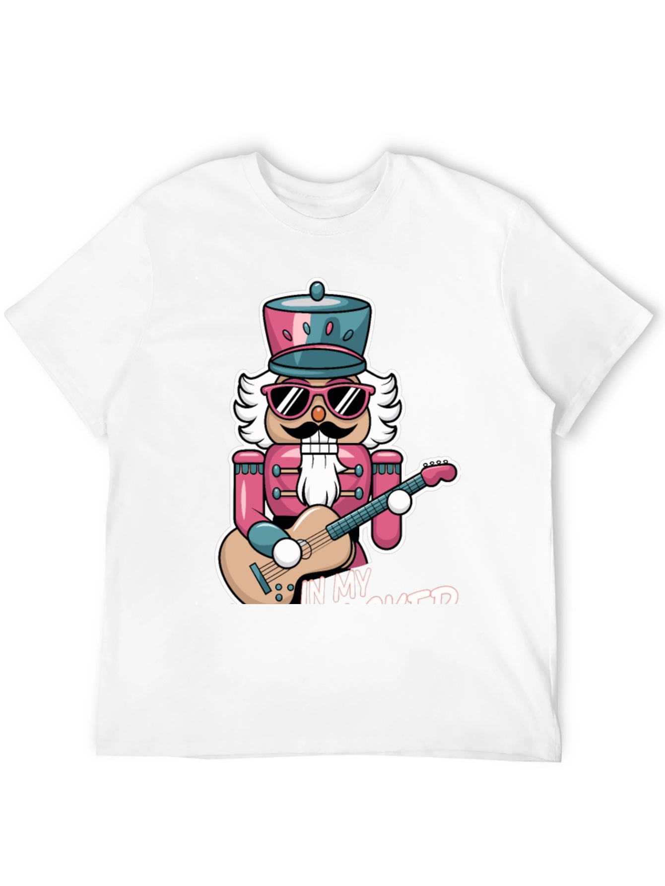 Nutcracker Guitarist T-Shirt - Rock Your Holiday Style