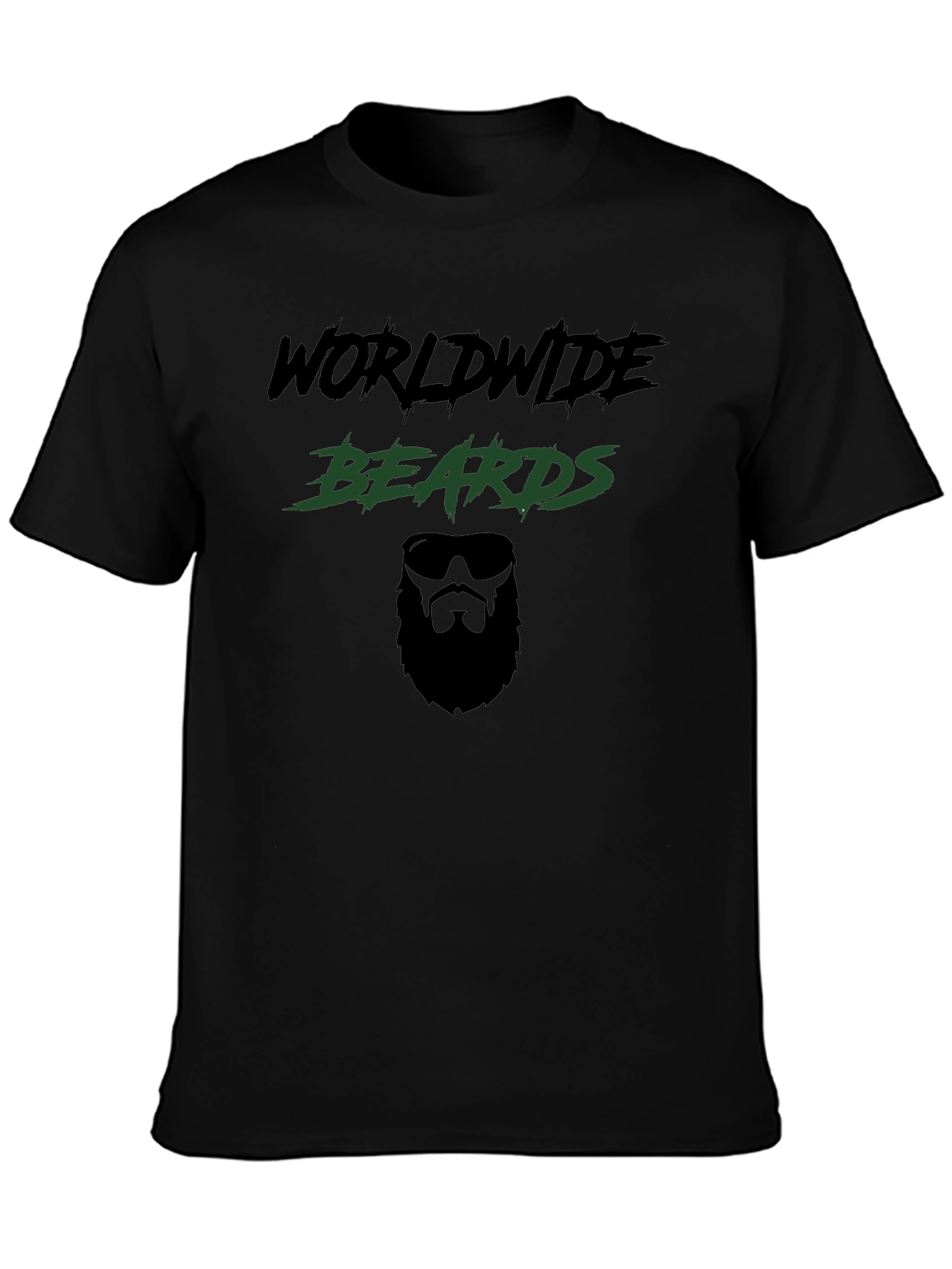 Worldwide Beards Graphic Tee - Black