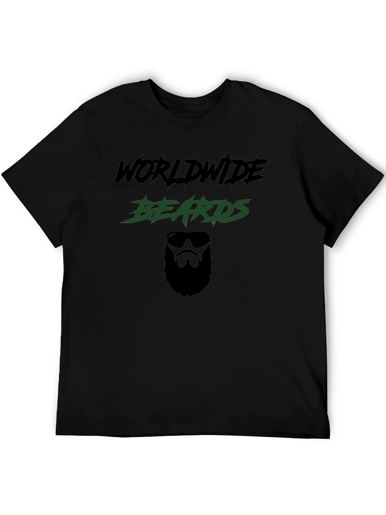 Worldwide Beards Graphic Tee - Black