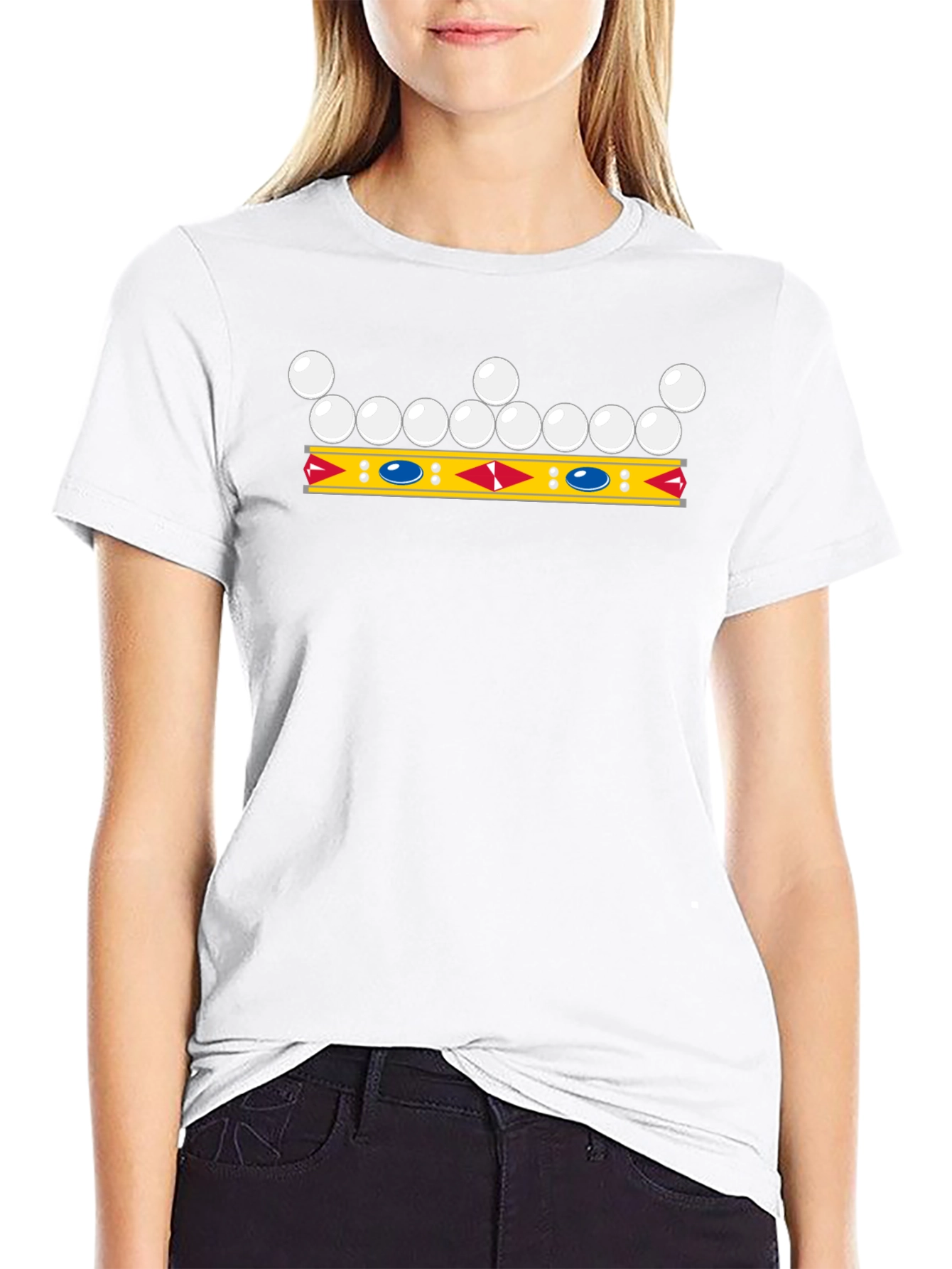 Crown Graphic Tee - Royal Design