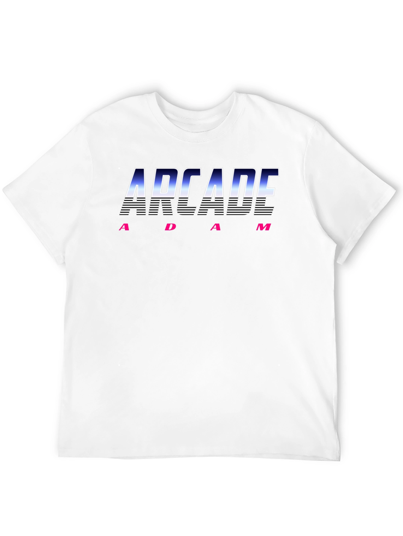 Arcade Adam Retro Graphic Tee - Black