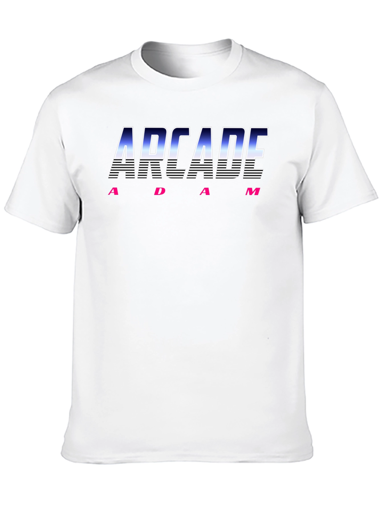 Arcade Adam Retro Graphic Tee - Black