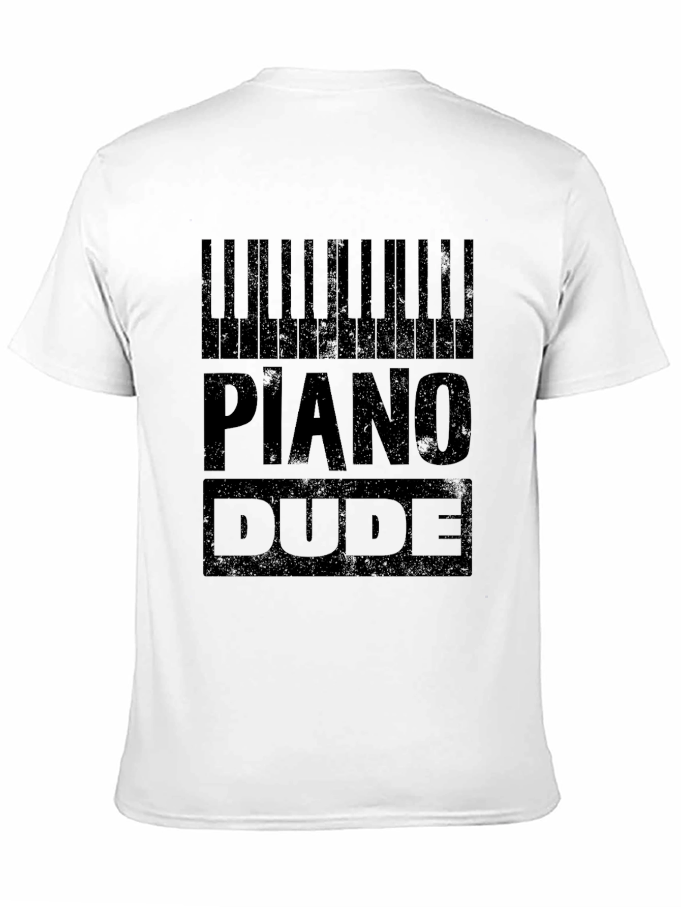 Piano Dude Black Graphic Tee