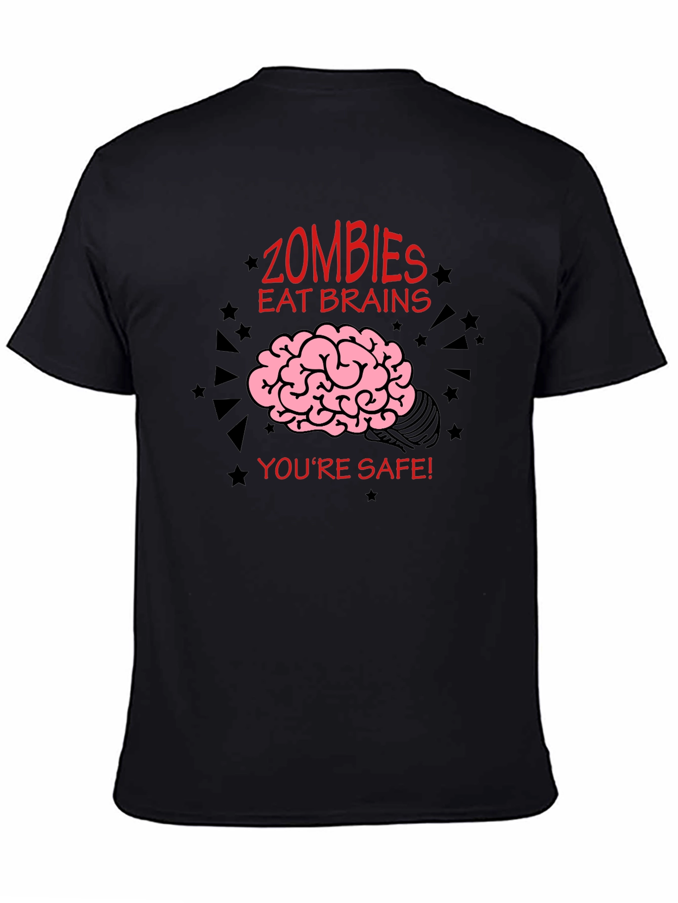 Zombies Eat Brains Funny T-Shirt