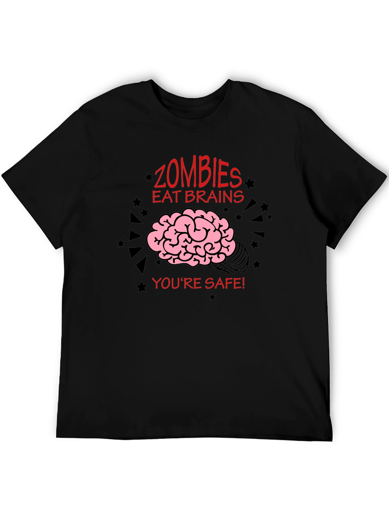 Zombies Eat Brains Funny T-Shirt