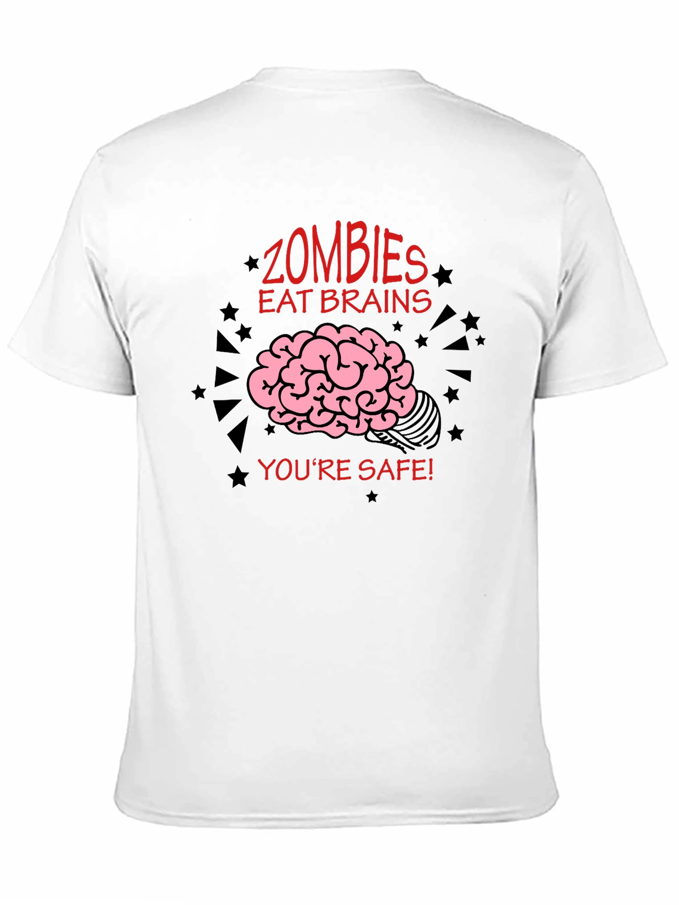Zombies Eat Brains Funny T-Shirt