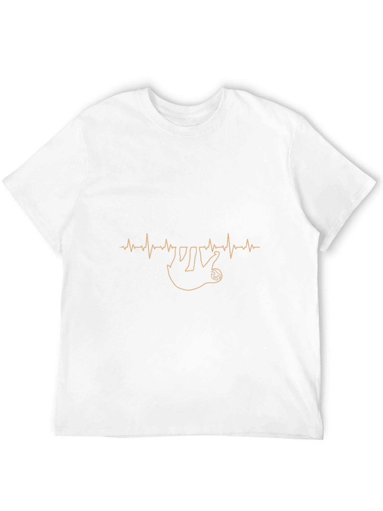 Sloth Heartbeat T-Shirt - Relaxed Vibe!