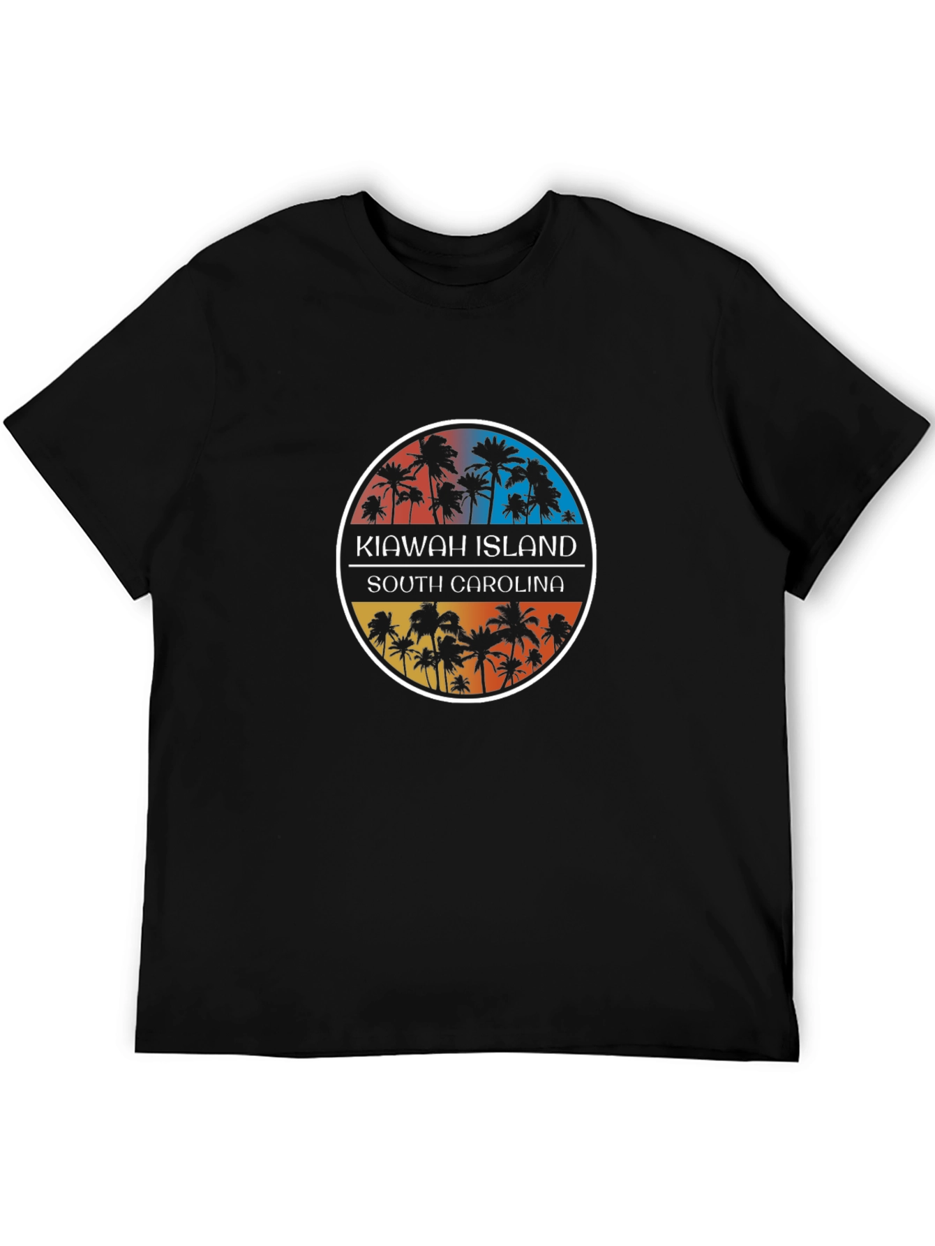 Kiawah Island South Carolina Palm Tree T-Shirt