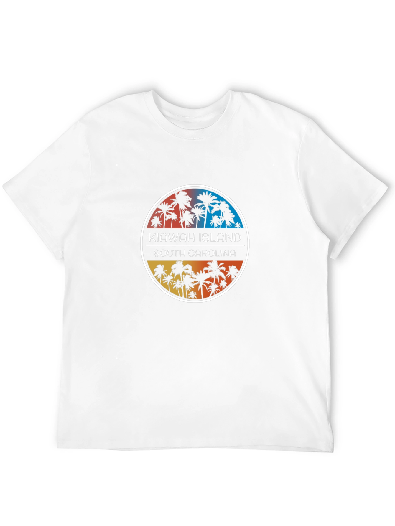 Kiawah Island South Carolina Palm Tree T-Shirt
