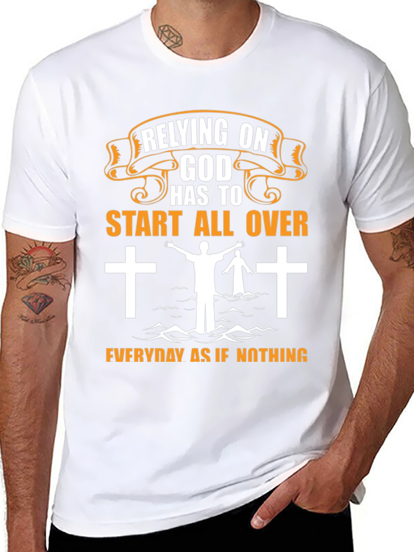 Relying on God Graphic T-Shirt