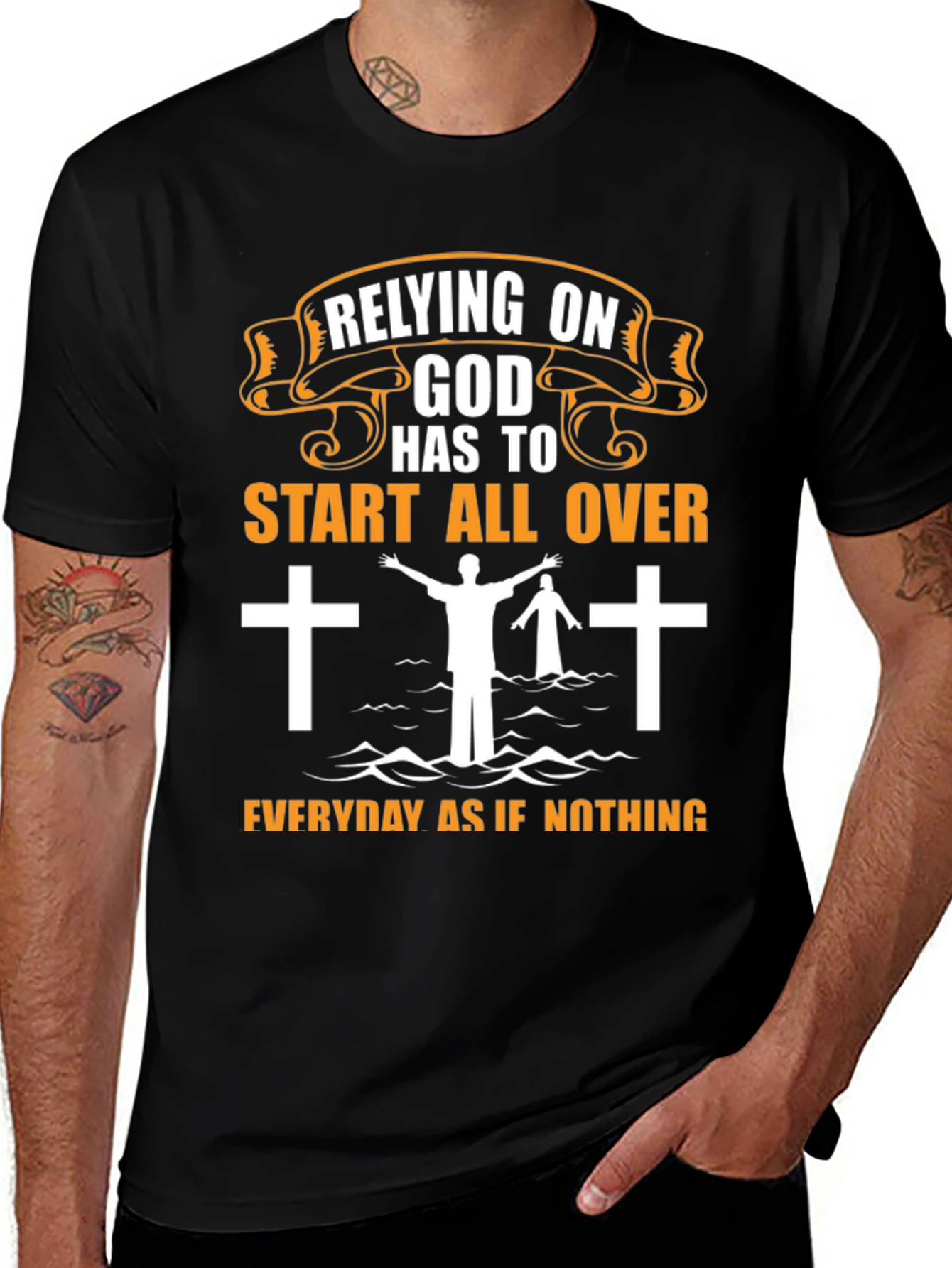 Relying on God Graphic T-Shirt