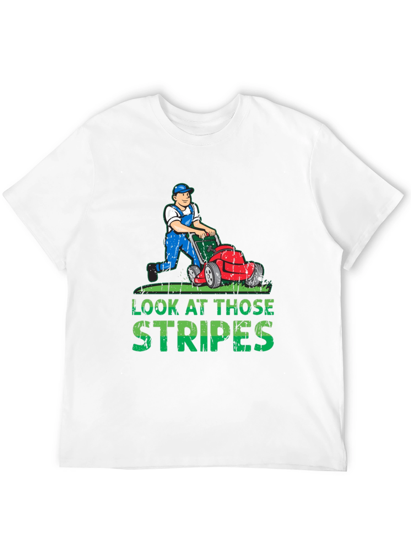 Look At Those Stripes T-Shirt - Lawn Care Tee