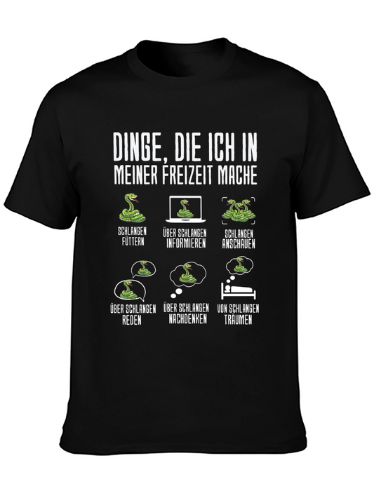 Funny Snake Lover T-Shirt: My Free Time