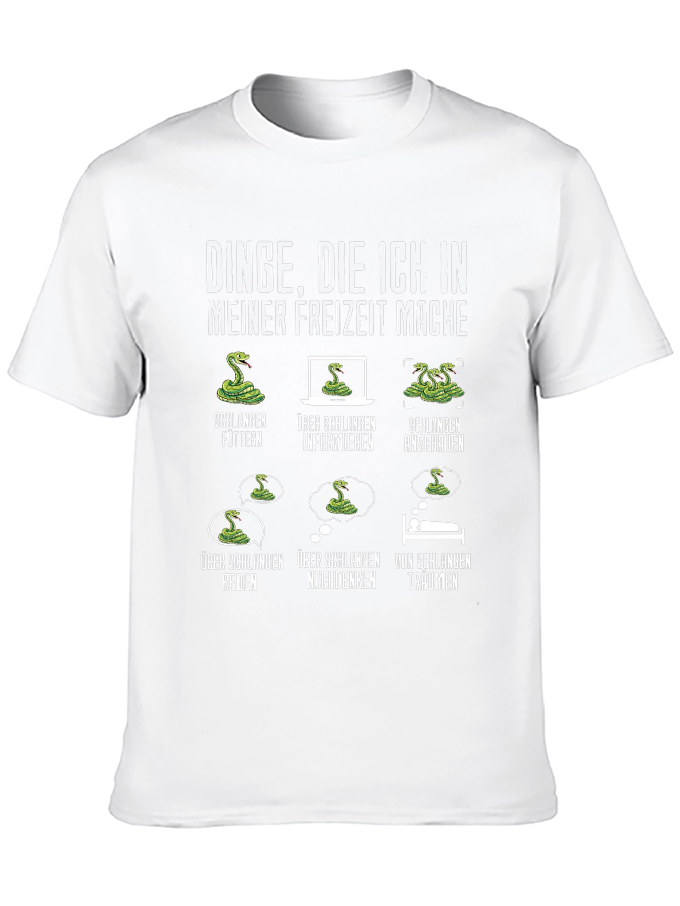 Funny Snake Lover T-Shirt: My Free Time