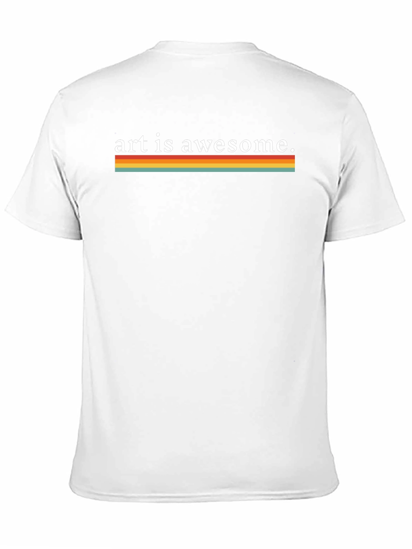 Art is Awesome Retro Graphic Tee
