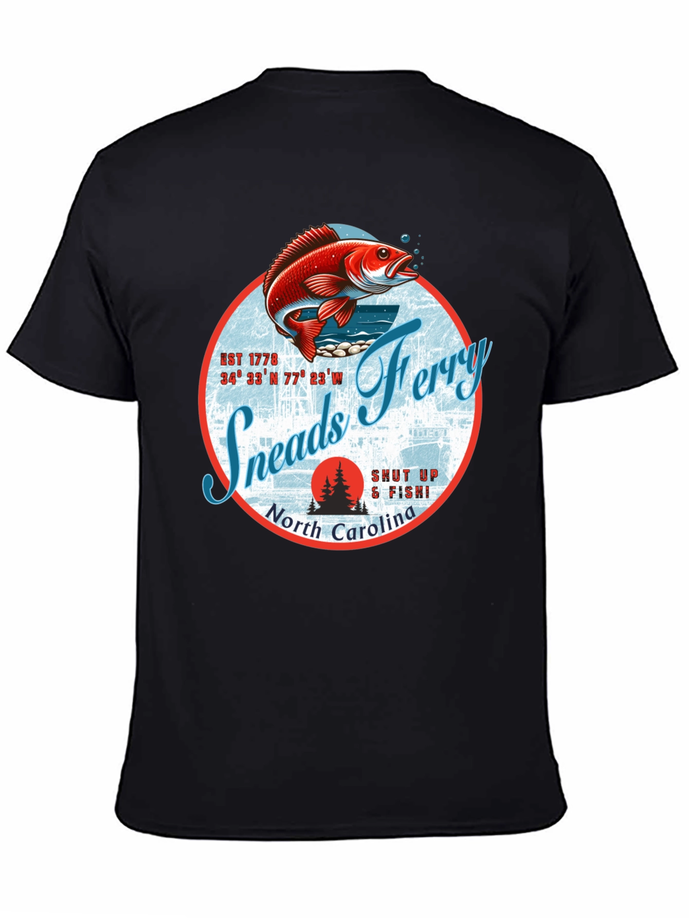 Sneads Ferry North Carolina Fishing T-Shirt