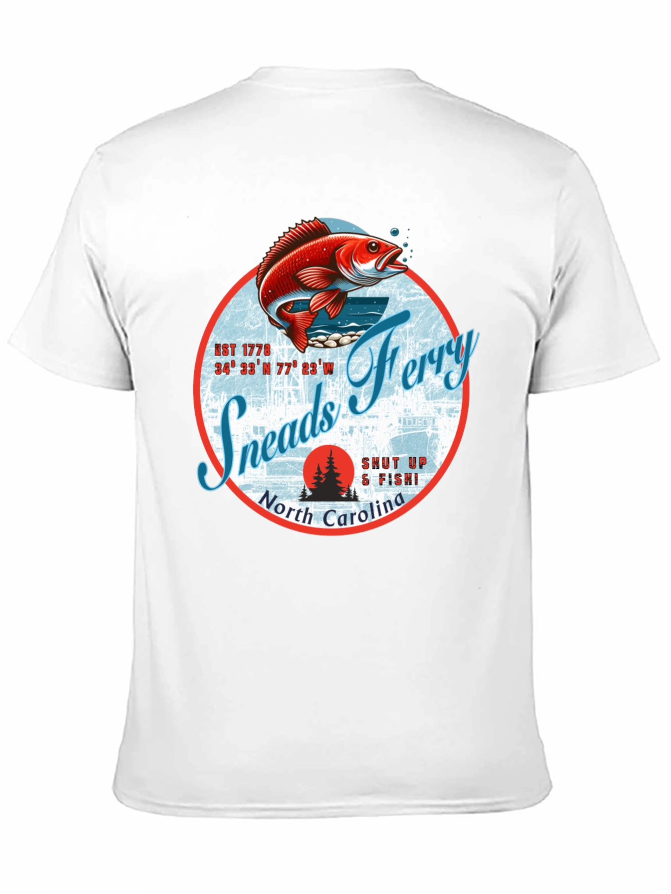 Sneads Ferry North Carolina Fishing T-Shirt
