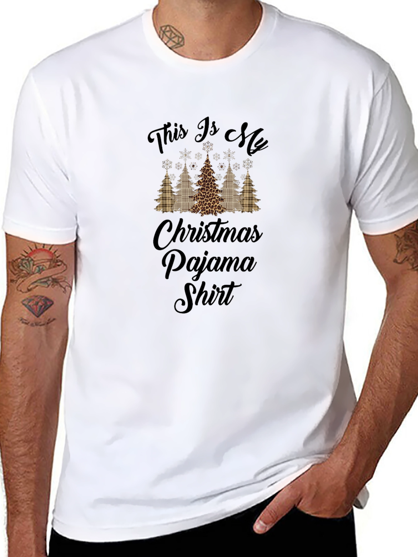 Christmas Pajama Shirt - Festive Holiday Tee