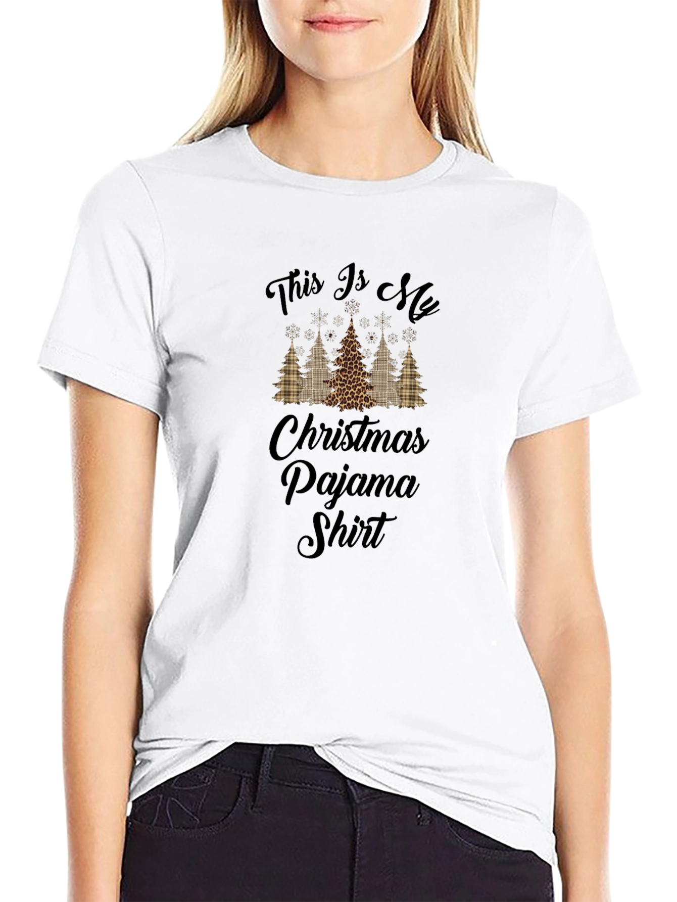 Christmas Pajama Shirt - Festive Holiday Tee