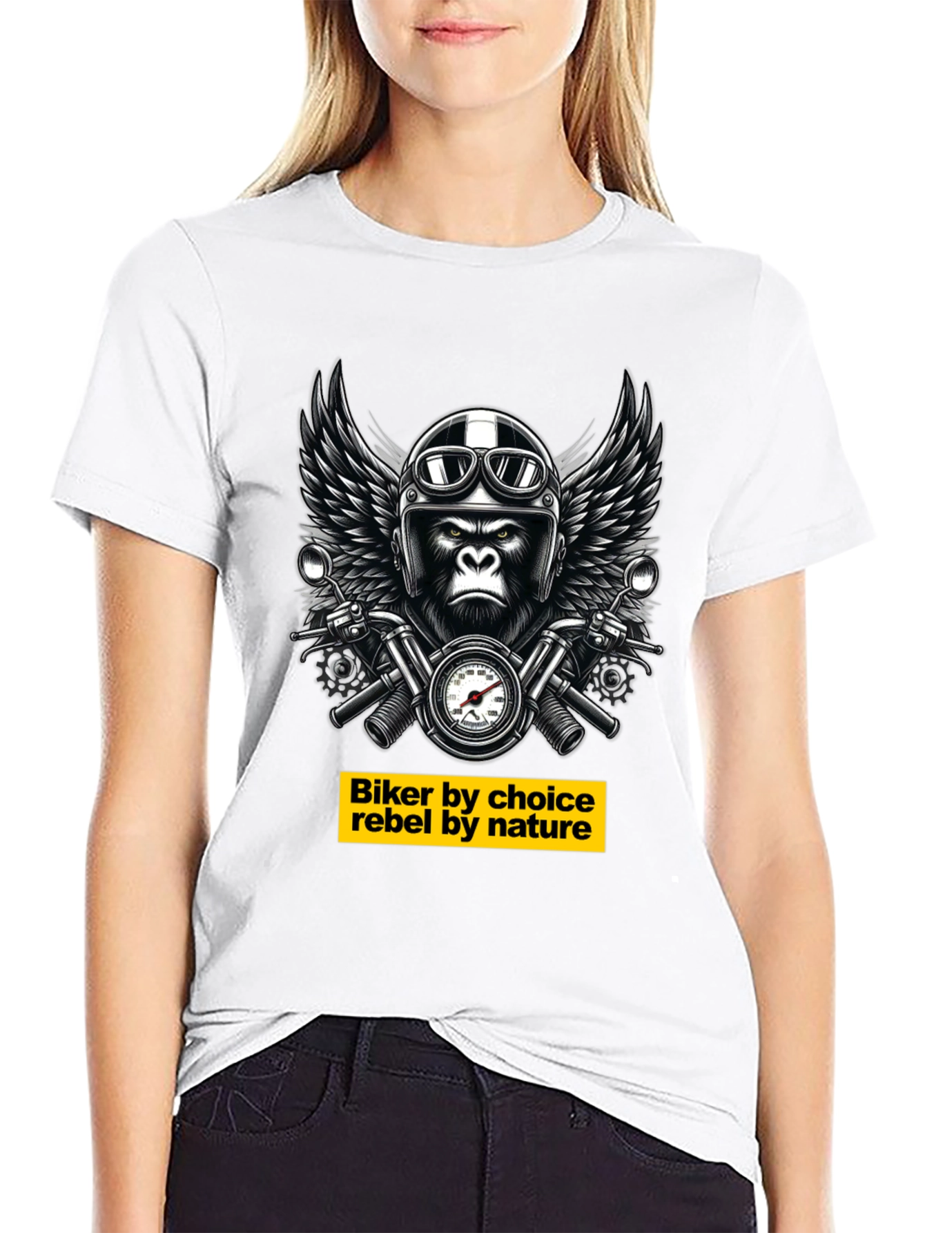 Biker Gorilla T-Shirt - Rebel Nature Tee