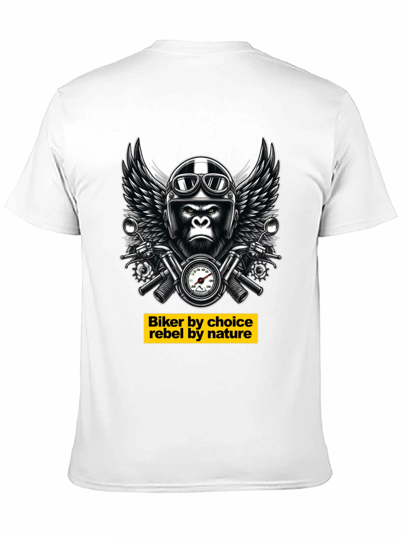 Biker Gorilla T-Shirt - Rebel Nature Tee